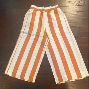 Wide leg cropped Madewell pants